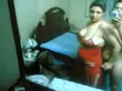 My large, attractive, fleshy woman Shobra, my Iraqi wife, gives me cook jerking.